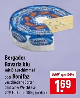 Famila Nord Ost Bergader Bavaria blu mit Blauschimmel oder Bonifaz Angebot