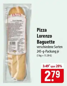 Famila Nord Ost Pizza Lorenzo Baguette Angebot