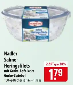 Famila Nord Ost Nadler Sahne-Heringsfilets Angebot