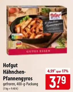 Famila Nord Ost Hofgut Hähnchen-Pfannengyros Angebot