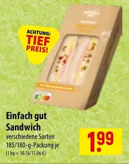 Famila Nord Ost Einfach gut Sandwich Angebot