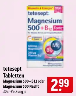 Famila Nord Ost tetesept Magnesium 500+B12 Angebot