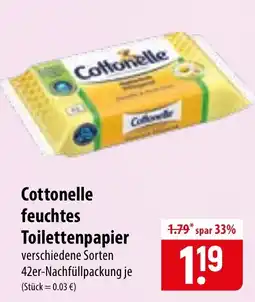 Famila Nord Ost Cottonelle feuchtes Toilettenpapier Angebot
