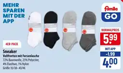 Famila Nord Ost Sneaker Vollfrottee mit Fersenlasche Angebot