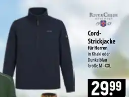 Famila Nord Ost RiverCreek Cord-Strickjacke für Herren Angebot