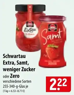 Famila Nord Ost Schwartau Extra, Samt, weniger Zucker oder Zero Angebot