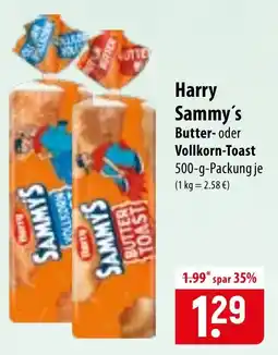 Famila Nord Ost Harry Sammy's Butter- oder Vollkorn-Toast Angebot