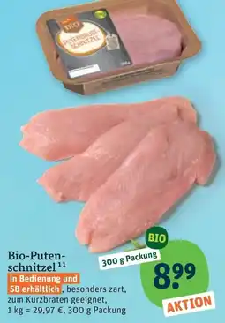 tegut Bio-Putenschnitzel Angebot