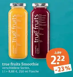 tegut true fruits Smoothie Angebot