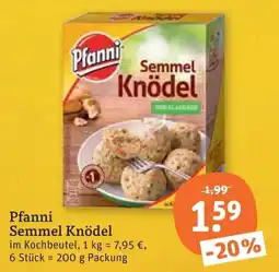 tegut Planni Semmel Knödel Angebot