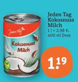 tegut Jeden Tag Kokosnuss Milch Angebot