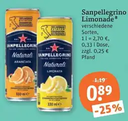 tegut Sanpellegrino Limonade Angebot