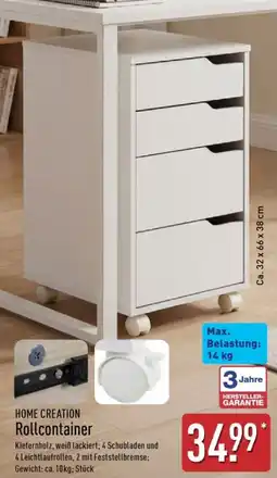Aldi Nord HOME CREATION Rollcontainer Angebot