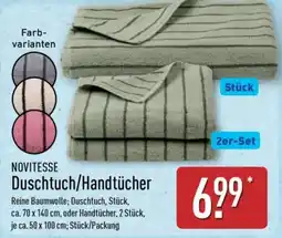 Aldi Nord NOVITESSE Duschtuch/Handtücher Angebot