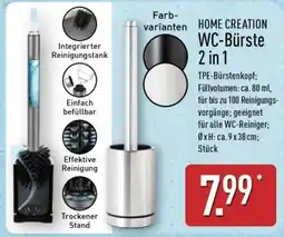 Aldi Nord HOME CREATION WC-Bürste 2 in 1 Angebot