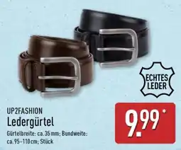 Aldi Nord UP2FASHION Ledergürtel Angebot
