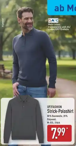 Aldi Nord UP2FASHION Strick-Poloshirt Angebot