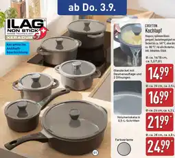 Aldi Nord CROFTON Kochtopf Angebot