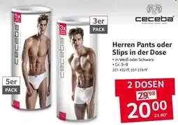 Selgros Herren Pants oder Slips in der Dose Angebot