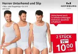 Selgros Herren Unterhemd und Slip GÖTZBURG Angebot
