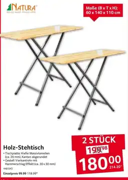 Selgros Holz-Steh­tisch Angebot