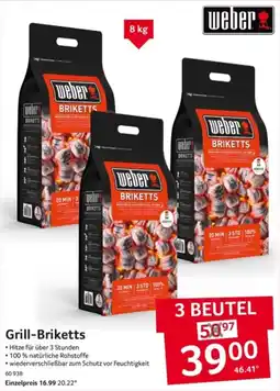 Selgros Weber Grill-Briketts Angebot
