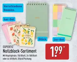 Aldi Nord Notizblock-Sortiment Angebot