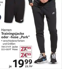 Selgros Nike Trainingsjacke oder -hose „Park“ Angebot