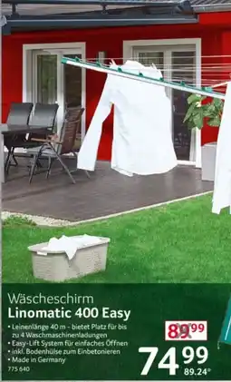 Selgros Wäscheschirm Linomatic 400 Easy Angebot