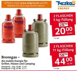 Selgros Tyczka ENERGY Brenngas Angebot