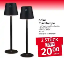 Selgros Solar Tischlampe Angebot
