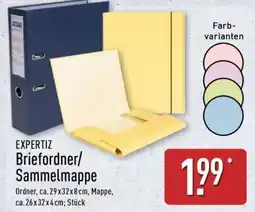Aldi Nord EXPERTIZ Briefordner/Sammelmappe Angebot
