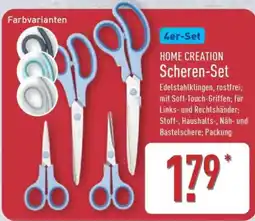 Aldi Nord HOME CREATION Scheren-Set Angebot