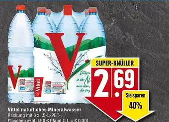 Scheck-in-Center Vittel natürliches Mineralwasser Angebot