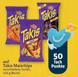 tegut auf Takis Maischips Angebot