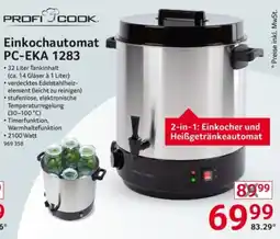 Selgros PROFI COOK Einkochautomat PC-EKA 1283 Angebot