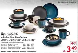 Selgros Mix & Match mit den Geschirr-Serien „Bali“, „Portofino“ und „Toledo“ Angebot