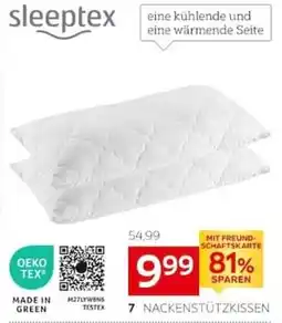 XXXLutz Sleeptex Nackenstützkissen Angebot