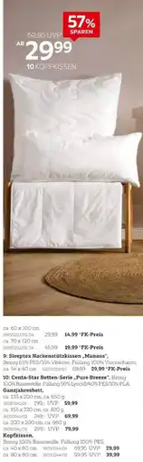 XXXLutz 10 Kopfkissen Angebot