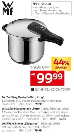 XXXLutz WMF 18 Schnellkochtopf Angebot