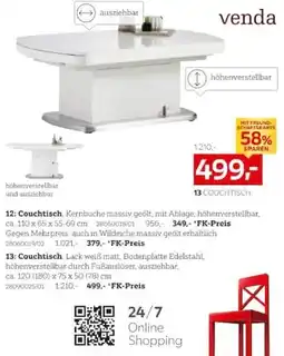 XXXLutz venda 13 COUCHTISCH Angebot