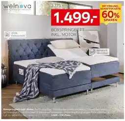 XXXLutz welNova Boxspringbett inkl. Motor Angebot
