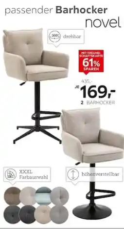 XXXLutz Barhocker novel Angebot