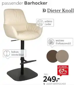 XXXLutz Dieter Knoll Barhocker Angebot