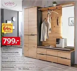 XXXLutz Voleo garderobenset 3-teilig Angebot