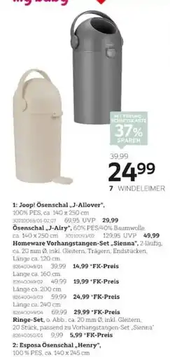 XXXLutz Joop! Ösenschal „J-Allover“ Angebot