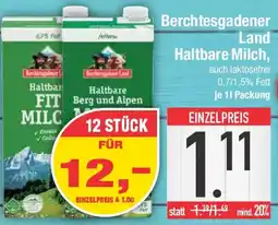 E-Center Berchtesgadener Land Haltbare Milch Angebot
