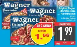 E-Center Original Wagner Steinofen Pizza oder Flammkuchen Angebot