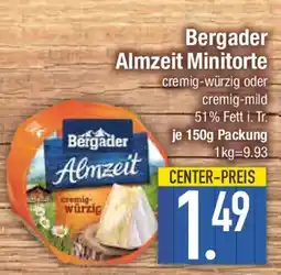 E-Center Bergader Almzeit Minitorte Angebot