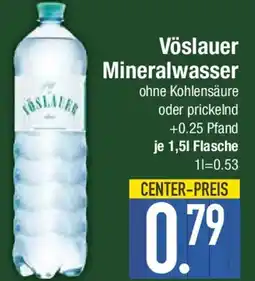 E-Center Vöslauer Mineralwasser Angebot